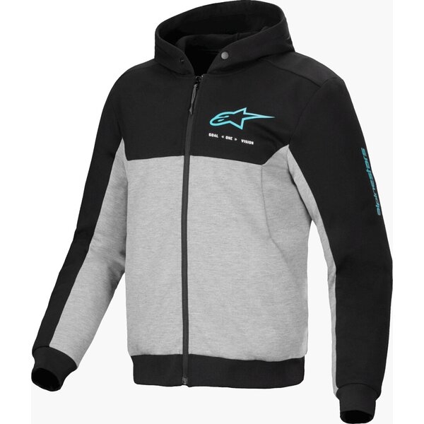 Hanorac de protectie ALPINESTARS CHROME V2 SPORT XXL Negru/Gri/Rosu, 6