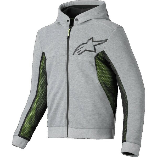 Hanorac de protectie ALPINESTARS CHROME AIR SPORT L Gri/Negru/Galben Fluo, 3