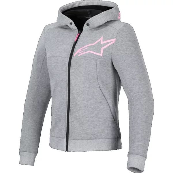 Hanorac de protectie dama ALPINESTARS STELLA CHROME V2 SPORT XS Gri/Roz, 8