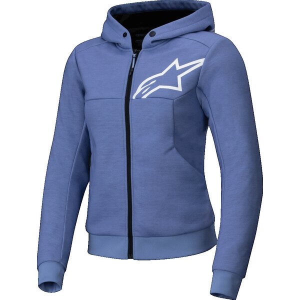 Hanorac de protectie dama ALPINESTARS STELLA CHROME V2 SPORT XS Albastru/Alb, 4
