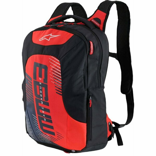 Rucsac ALPINESTARS MM93 CITY HUNTER V2 BACKPACK Negru/Rosu fluo