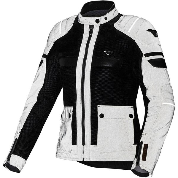 Geaca textil de vara dama MACNA FLUENT Night Eye™ M Gri/Negru, 5