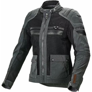 Geaca textil de vara dama MACNA FLUENT Night Eye™ M Gri/Negru, 3