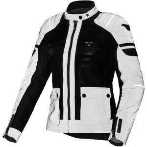 Geaca textil de vara dama MACNA FLUENT Night Eye™ S Gri/Negru, 5