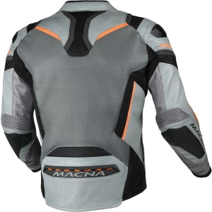 Geaca de vara piele/textil MACNA GALVIC 50 Gri/Negru/Portocaliu, 6