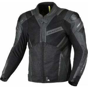 Geaca de vara piele/textil MACNA GALVIC 50 Gri/Negru/Portocaliu, 12