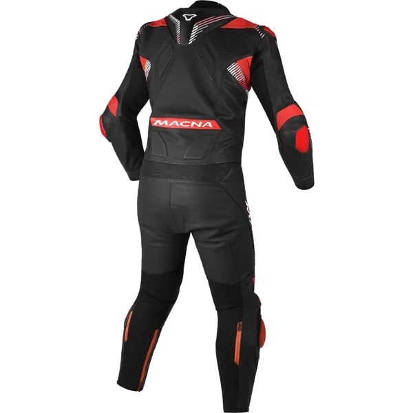Combinezon de piele 2 piese MACNA ARMADYL Negru/Alb 48, 29
