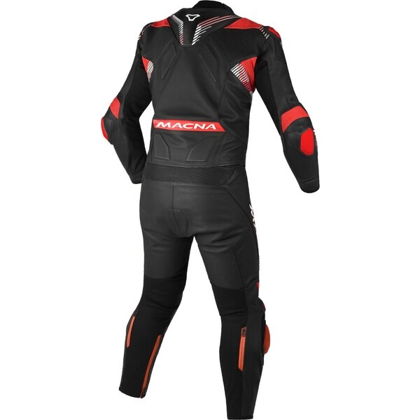 Combinezon de piele 2 piese MACNA ARMADYL Negru/Alb 54, 15