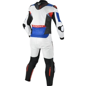Combinezon de piele 2 piese MACNA ARMADYL 54 Negru/Rosu/Alb, 5