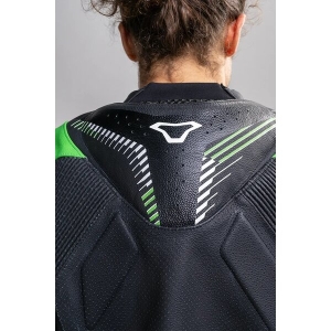 Combinezon de piele 2 piese MACNA ARMADYL Negru/Rosu/Alb 56, 10