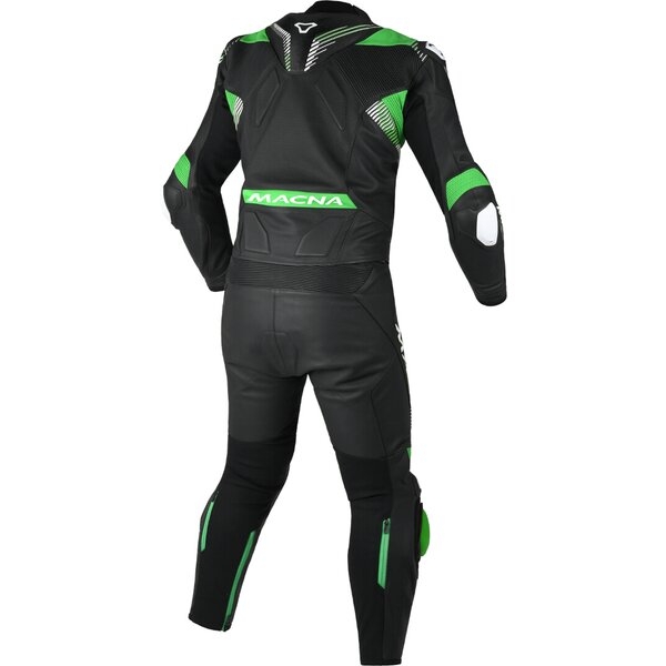 Combinezon de piele 2 piese MACNA ARMADYL 58 Negru/Portocaliu/Alb, 6