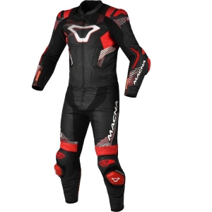 Combinezon de piele 2 piese MACNA ARMADYL Negru/Alb 46, 10