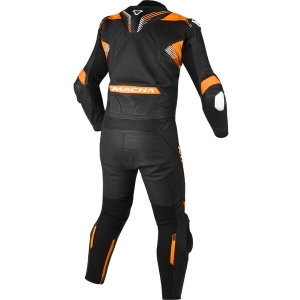 Combinezon de piele 2 piese MACNA ARMADYL 56 Negru/Verde, 16
