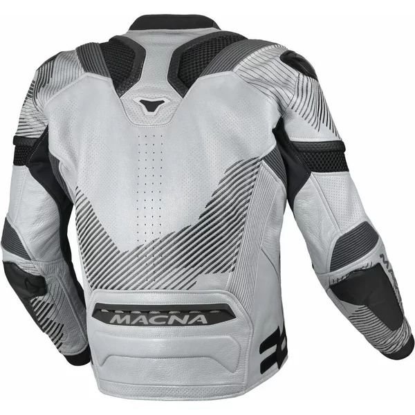 Geaca de piele sport MACNA IGNITE 48 Gri/Negru, 9