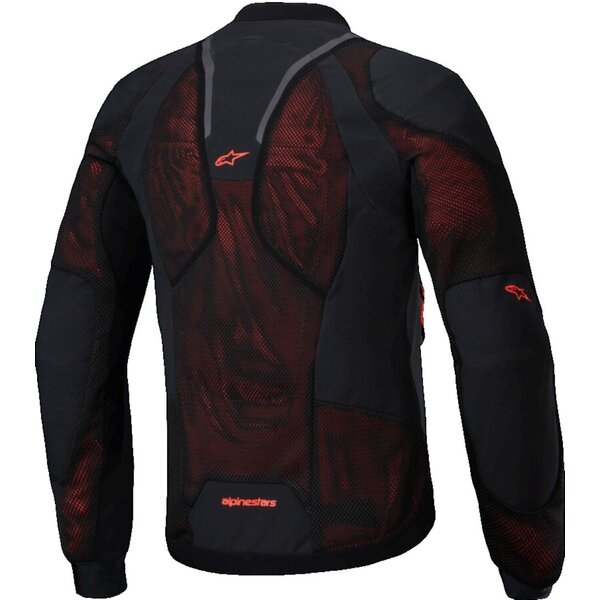 Geaca de vara cu protectii ALPINESTARS TROOP-AIR PRO XXL Negru/Rosu fluo, 3