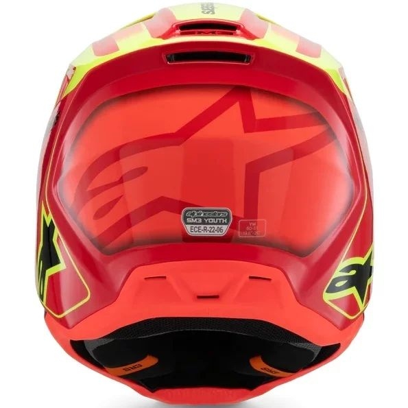 Casca cross-enduro de copii ALPINESTARS S-M3 YOUTH FRAY ECE06 S Negru/Portocaliu, 14
