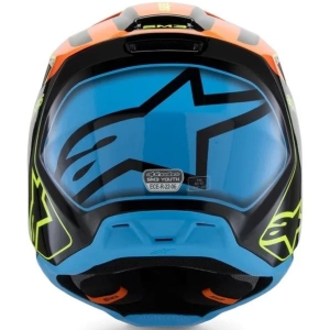 Casca cross-enduro de copii ALPINESTARS S-M3 YOUTH FRAY ECE06 S Negru/Portocaliu, 5