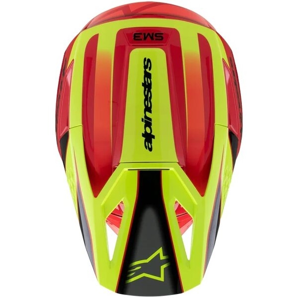 Casca cross-enduro de copii ALPINESTARS S-M3 YOUTH FRAY ECE06 M Negru/Portocaliu, 7