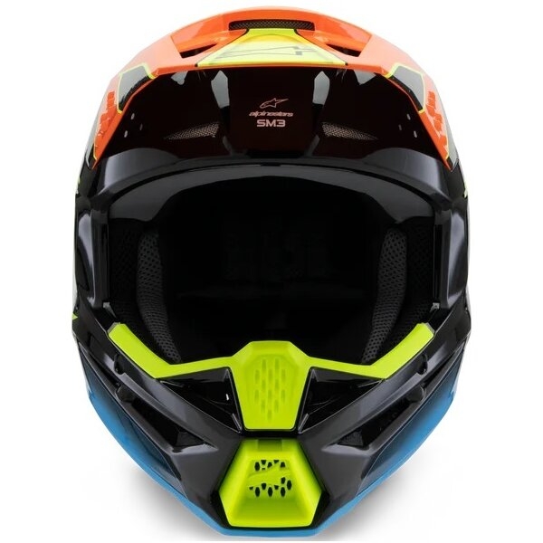 Casca cross-enduro de copii ALPINESTARS S-M3 YOUTH FRAY ECE06 M Negru/Portocaliu, 8