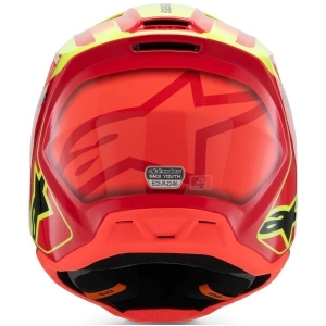 Casca cross-enduro de copii ALPINESTARS S-M3 YOUTH FRAY ECE06 M Negru/Portocaliu, 9