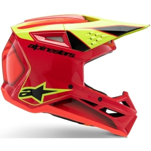 Casca cross-enduro de copii ALPINESTARS S-M3 YOUTH FRAY ECE06 L Negru/Portocaliu, 15