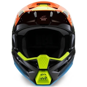 Casca cross-enduro de copii ALPINESTARS S-M3 YOUTH FRAY ECE06 L Negru/Rosu/Galben fluo, 12