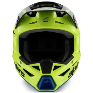 Casca cross-enduro de copii ALPINESTARS S-M3 YOUTH RADIUM ECE06 M Gri/Galben fluo, 12