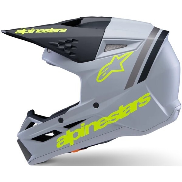 Casca cross-enduro de copii ALPINESTARS S-M3 YOUTH RADIUM ECE06 L Galben fluo/Negru, 8