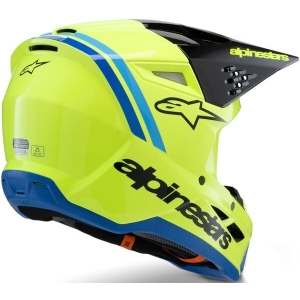 Casca cross-enduro de copii ALPINESTARS S-M3 YOUTH RADIUM ECE06 L Galben fluo/Negru, 3
