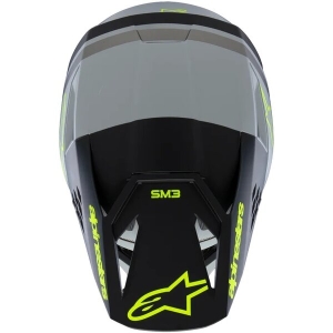 Casca cross-enduro de copii ALPINESTARS S-M3 YOUTH RADIUM ECE06 L Galben fluo/Negru, 14