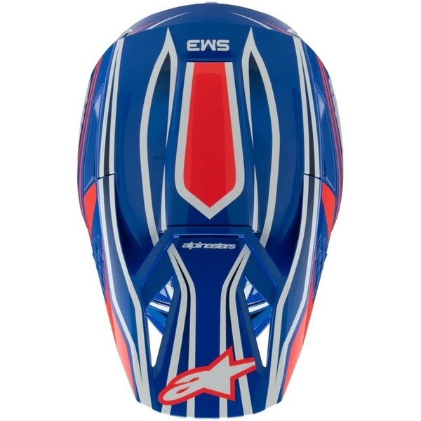 Casca cross-enduro de copii ALPINESTARS S-M3 YOUTH WURX ECE06 S Negru/Galben fluo, 6