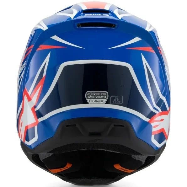 Casca cross-enduro de copii ALPINESTARS S-M3 YOUTH WURX ECE06 S Negru/Galben fluo, 14
