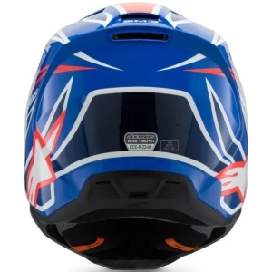 Casca cross-enduro de copii ALPINESTARS S-M3 YOUTH WURX ECE06 S Negru/Galben fluo, 14