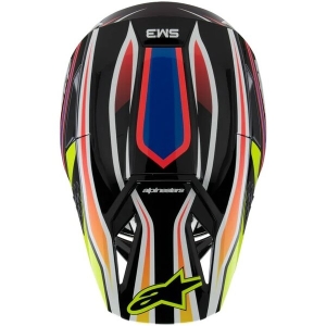 Casca cross-enduro de copii ALPINESTARS S-M3 YOUTH WURX ECE06 L Albastru/Rosu/Alb, 15