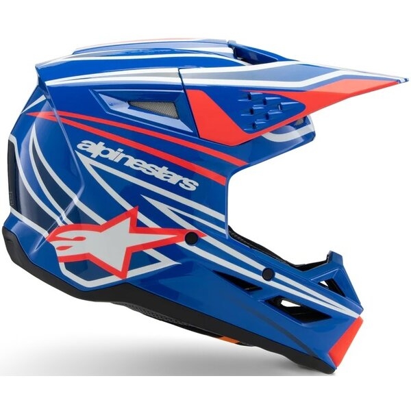 Casca cross-enduro de copii ALPINESTARS S-M3 YOUTH WURX ECE06 L Negru/Galben fluo, 12