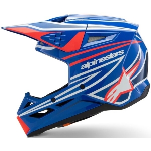 Casca cross-enduro de copii ALPINESTARS S-M3 YOUTH WURX ECE06 L Negru/Galben fluo, 8