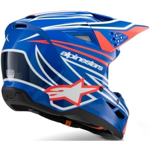 Casca cross-enduro de copii ALPINESTARS S-M3 YOUTH WURX ECE06 L Negru/Galben fluo, 14