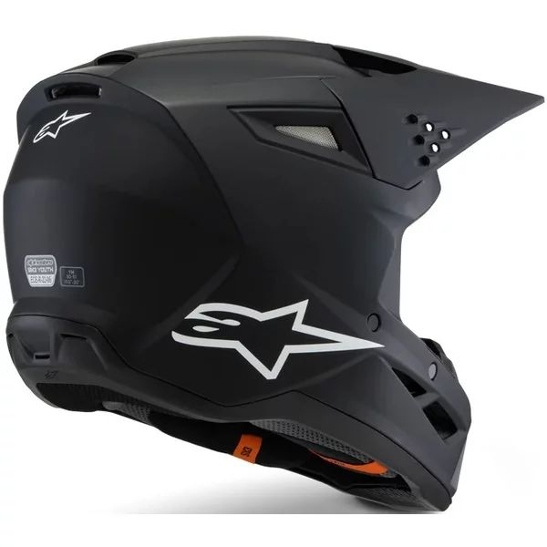 Casca cross-enduro de copii ALPINESTARS S-M3 YOUTH SOLID ECE06 S Negru mat, 7