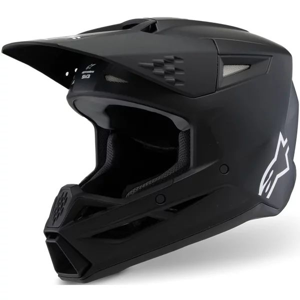 Casca cross-enduro de copii ALPINESTARS S-M3 YOUTH SOLID ECE06 S Negru mat, 12