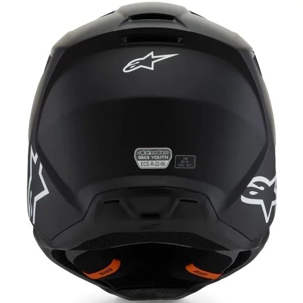 Casca cross-enduro de copii ALPINESTARS S-M3 YOUTH SOLID ECE06 S Negru mat, 13