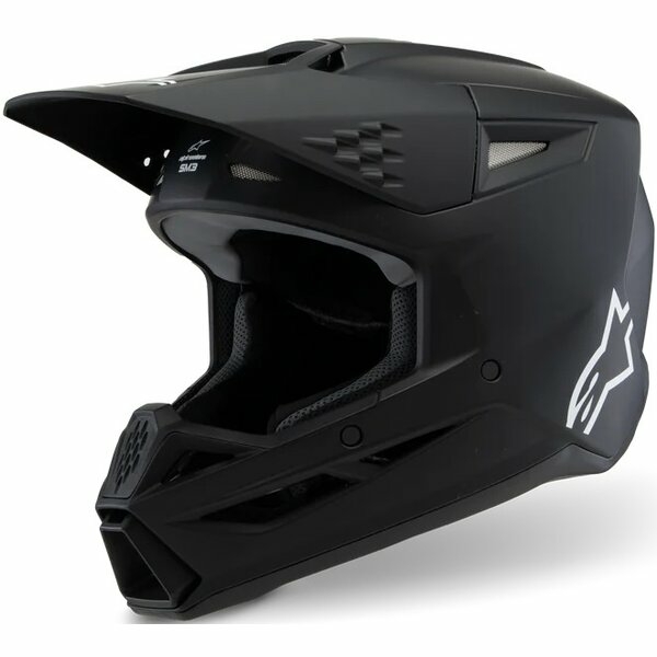 Casca cross-enduro de copii ALPINESTARS S-M3 YOUTH SOLID ECE06 M Negru mat, 2