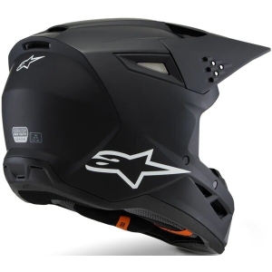 Casca cross-enduro de copii ALPINESTARS S-M3 YOUTH SOLID ECE06 M Negru mat, 4