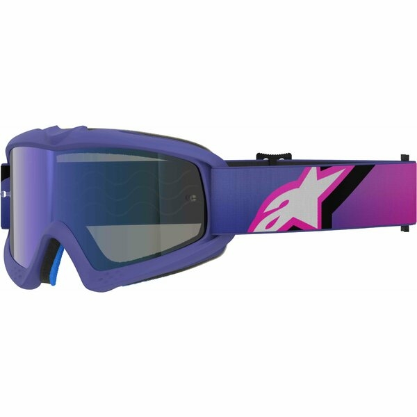 Ochelari cross-enduro de copii ALPINESTARS VISION YOUTH CORP MIRROR Mov/Roz, 3