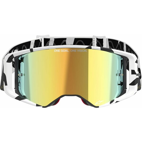 Ochelari cross-enduro ALPINESTARS SUPERTECH CORP MIRROR GOOGLE Alb/Negru, 3
