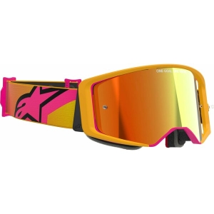 Ochelari cross-enduro ALPINESTARS SUPERTECH CORP MIRROR GOOGLE Alb/Auriu, 5