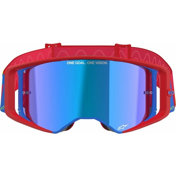 Ochelari cross-enduro ALPINESTARS SUPERTECH CORP MIRROR GOOGLE Negru/Rosu, 12