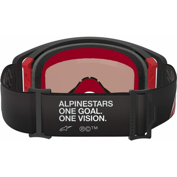 Ochelari cross-enduro ALPINESTARS SUPERTECH CORP MIRROR GOOGLE Negru/Rosu, 13