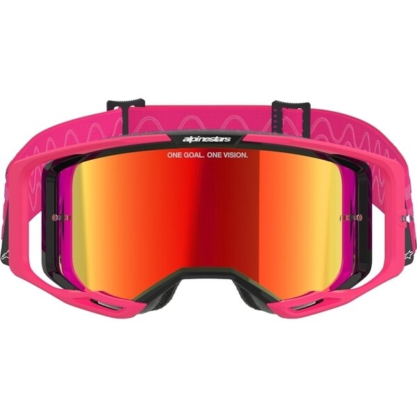 Ochelari cross-enduro ALPINESTARS VISION 8 CORP MIRROR GOGGLE Alb/Argintiu, 12