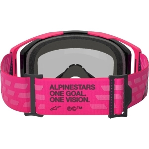 Ochelari cross-enduro ALPINESTARS VISION 8 CORP MIRROR GOGGLE Negru/Galben/Roz, 29