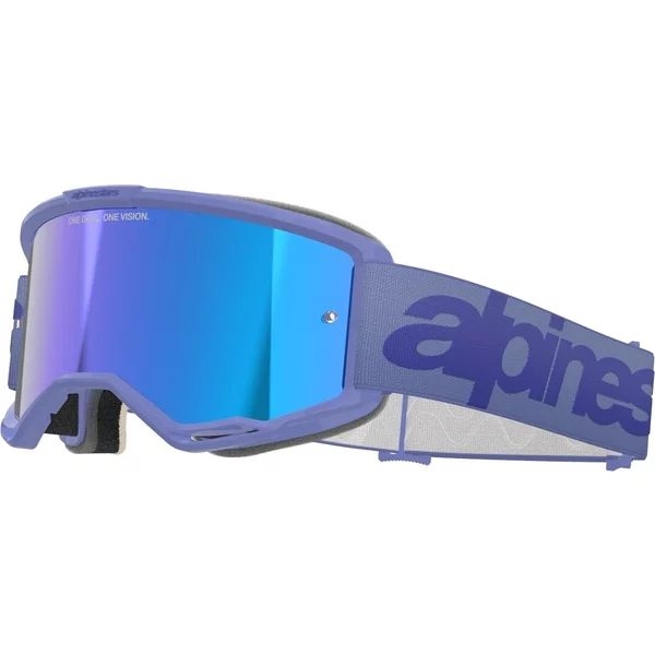 Ochelari cross-enduro ALPINESTARS VISION 5 WORDMARK MIRROR GOGGLE Roz Fluo, 3